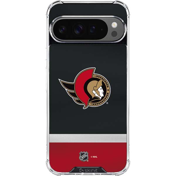 NHL Ottawa Senators Jersey Google Pixel 10 Pro XL Clear Case
