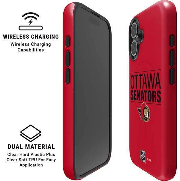 NHL Ottawa Senators Lineup iPhone 16 Magsafe Impact Case