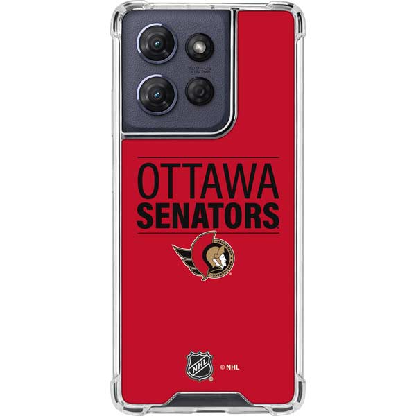 NHL Ottawa Senators Lineup Moto G Power 5G (2025) Clear Case