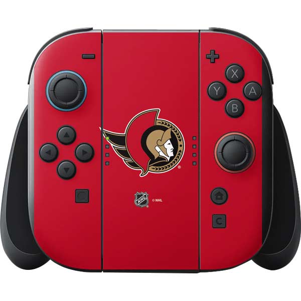 NHL Ottawa Senators Solid Background Nintendo Switch 2 (2025) with Joy-Con Skin