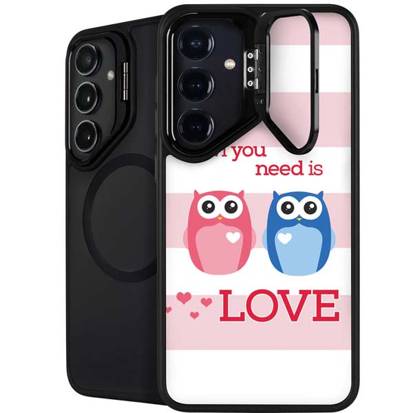 Owl Is All You Need Galaxy S26 Kickstand Case