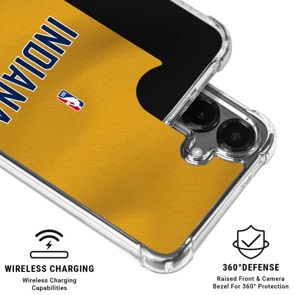 NBA Indiana Pacers Jersey Galaxy S26 Clear Case