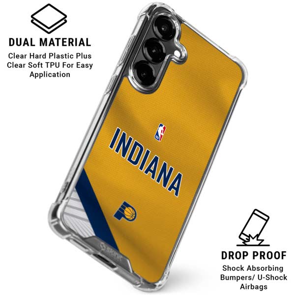 NBA Indiana Pacers Jersey Galaxy S26 Clear Case