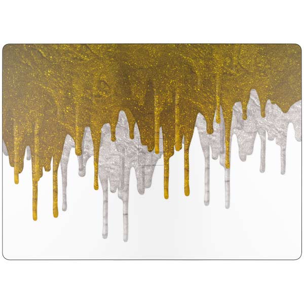 Paint Splatter Gold Surface Laptop 7 13.8in Skin