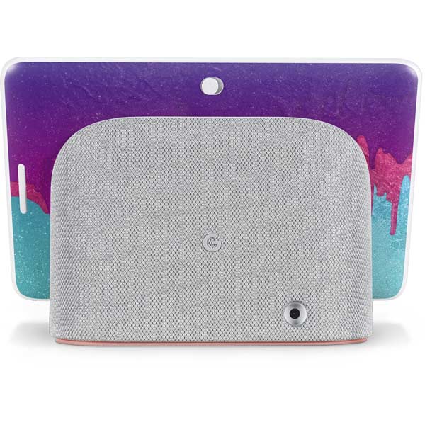 Paint Splatter Purple Google Home Hub Skin