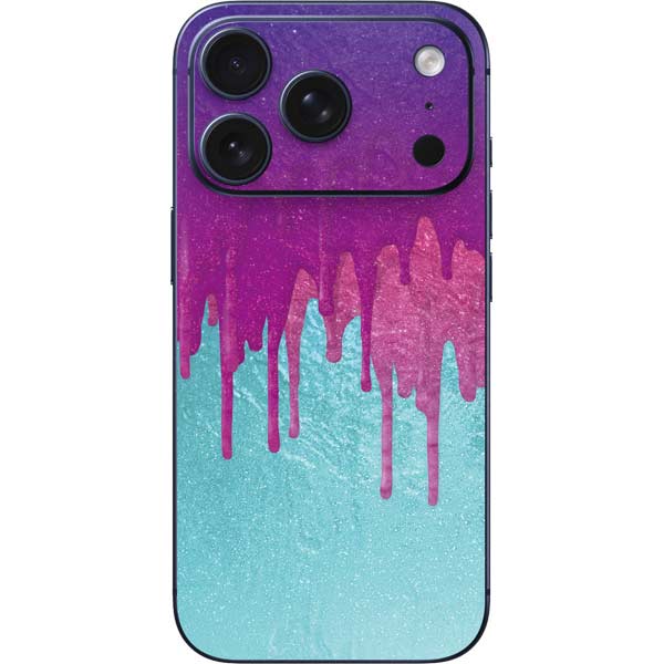 Paint Splatter Purple iPhone 17 Pro Skin