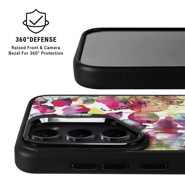 Painted Flowers Galaxy S26 Plus Kickstand Case