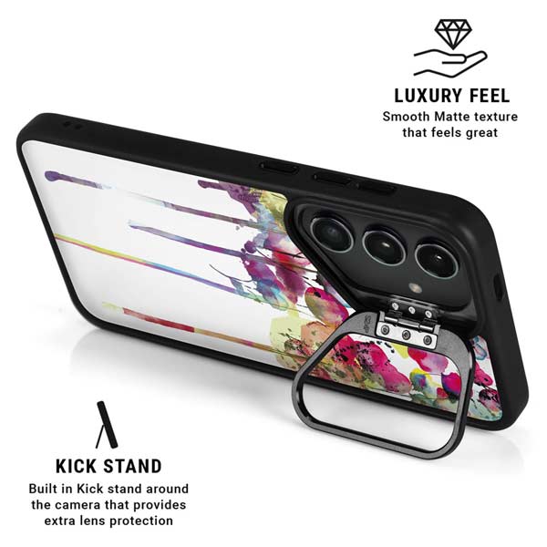 Painted Flowers Galaxy S26 Ultra Kickstand Case
