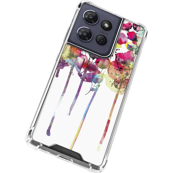 Painted Flowers Moto G Play 5G (2025) Clear Case