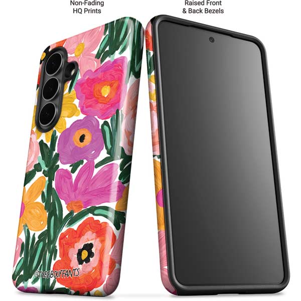 Bouffants and Broken Hearts Painterly Garden Galaxy S26 Impact Case