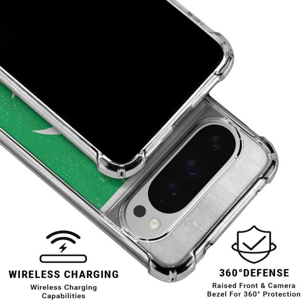 Pakistan Flag Distressed Google Pixel 10 Pro Clear Case