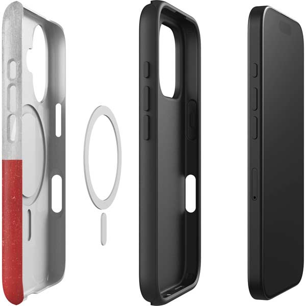 Panama Flag Distressed iPhone 16 Magsafe Impact Case