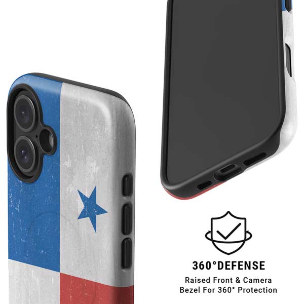 Panama Flag Distressed iPhone 16 Magsafe Impact Case
