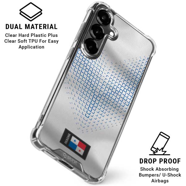 Panama Soccer Flag Galaxy S26 Clear Case