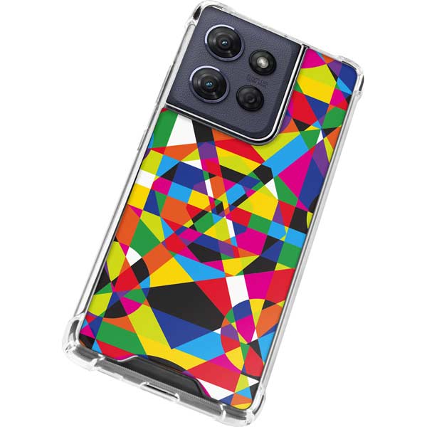 Parallel Vectors Moto G 5G (2025) Clear Case