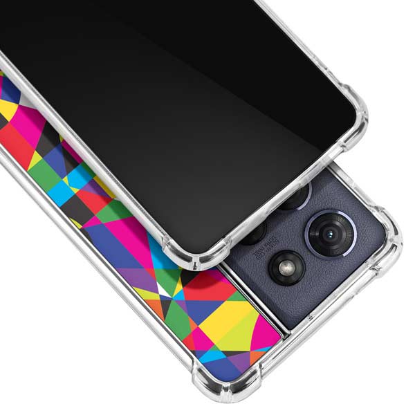Parallel Vectors Moto G 5G (2025) Clear Case
