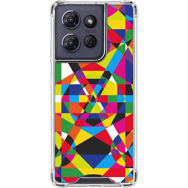 Parallel Vectors Moto G Power 5G (2025) Clear Case