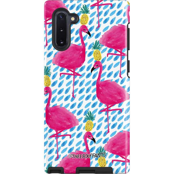 Bouffants and Broken Hearts Party Flamingos Galaxy Cases