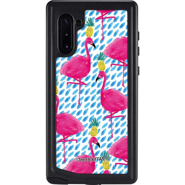 Bouffants and Broken Hearts Party Flamingos Galaxy Cases