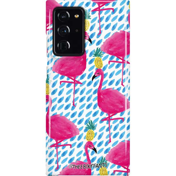 Bouffants and Broken Hearts Party Flamingos Galaxy Cases