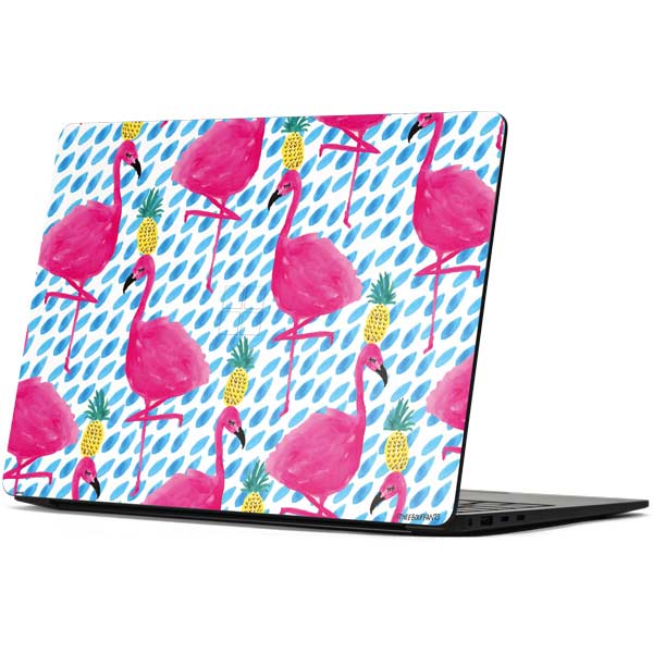 Bouffants and Broken Hearts Party Flamingos Surface Laptop 7 15in Skin