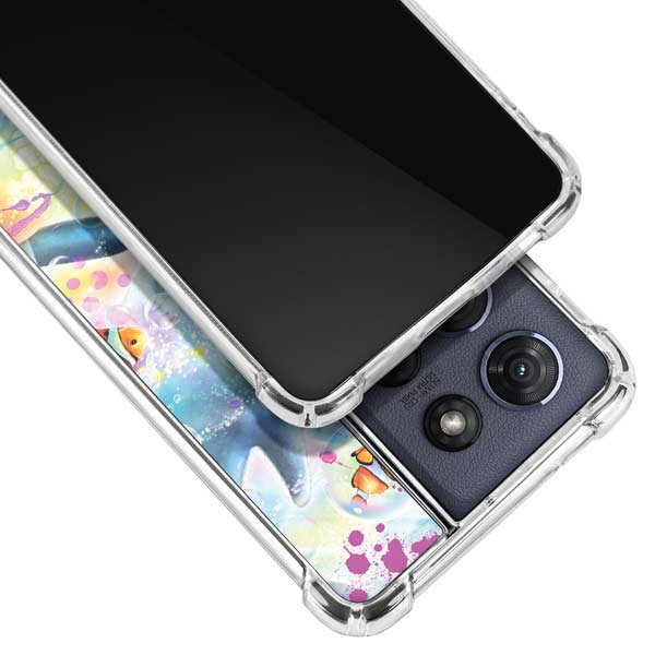 Pastel Dolphins by Sheena Pike Moto G 5G (2025) Clear Case