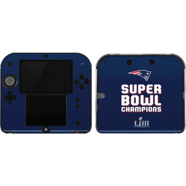 NFL Patriots Super Bowl LIII Champions Nintendo Skins