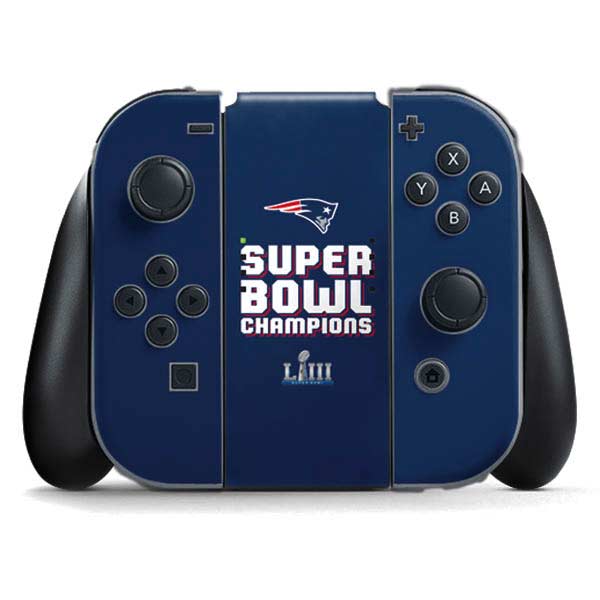 NFL Patriots Super Bowl LIII Champions Nintendo Skins