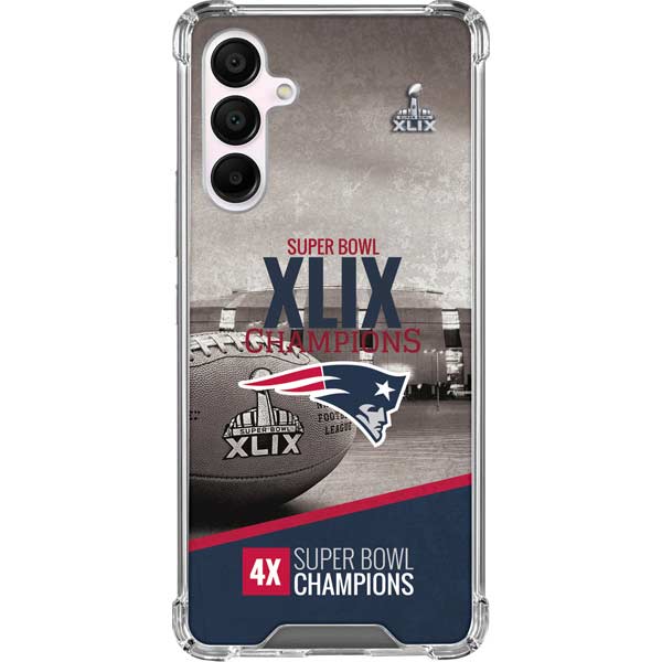 NFL Patriots Super Bowl XLIX Champs Galaxy A16 5G Clear Case