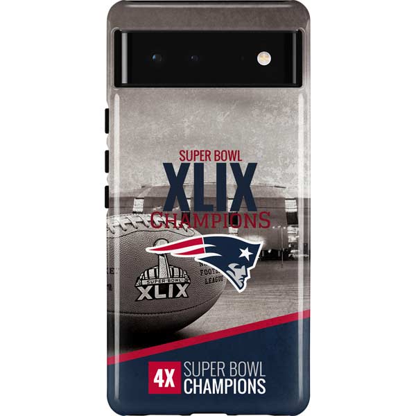 NFL Patriots Super Bowl XLIX Champs Pixel Cases