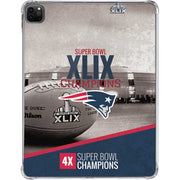 NFL Patriots Super Bowl XLIX Champs iPad Pro 11in (2024) Clear Case