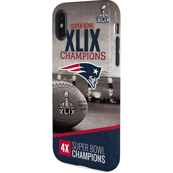 NFL Patriots Super Bowl XLIX Champs iPhone XS Pro Case
