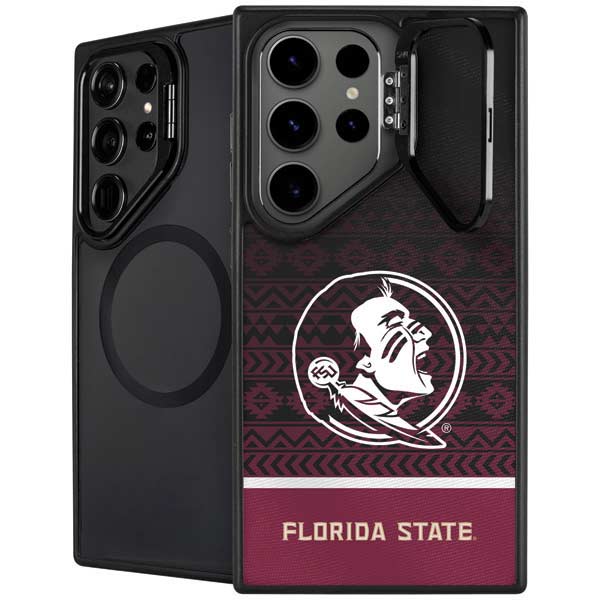 Florida State University Pattern Jersey Galaxy S26 Ultra Kickstand Case