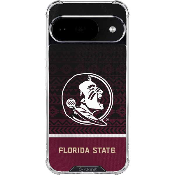 Florida State University Pattern Jersey Google Pixel 10 Clear Case
