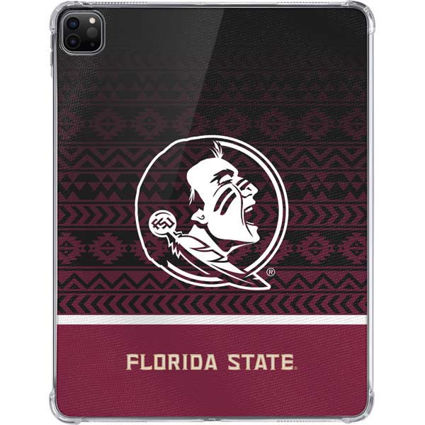 Florida State University Pattern Jersey iPad Pro 11in (2024) Clear Case