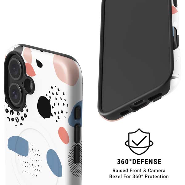 Patterned Dots iPhone 16 Magsafe Impact Case