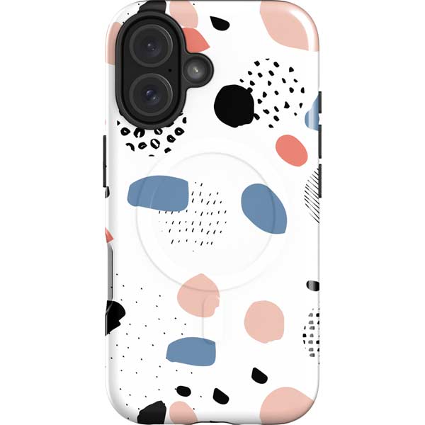 Patterned Dots iPhone 16 Plus Magsafe Impact Case