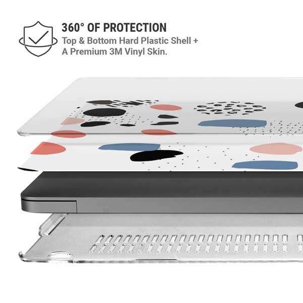Patterned Dots MacBook Pro 14in (2021-24) Case plus Skin