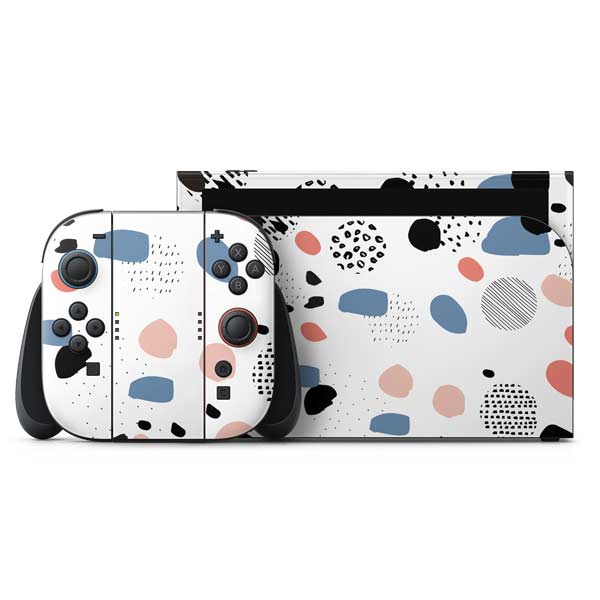 Patterned Dots Nintendo Skins