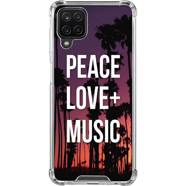 Peace Love And Music Galaxy Cases