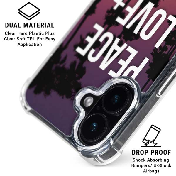 Peace Love And Music iPhone 17 MagSafe Case