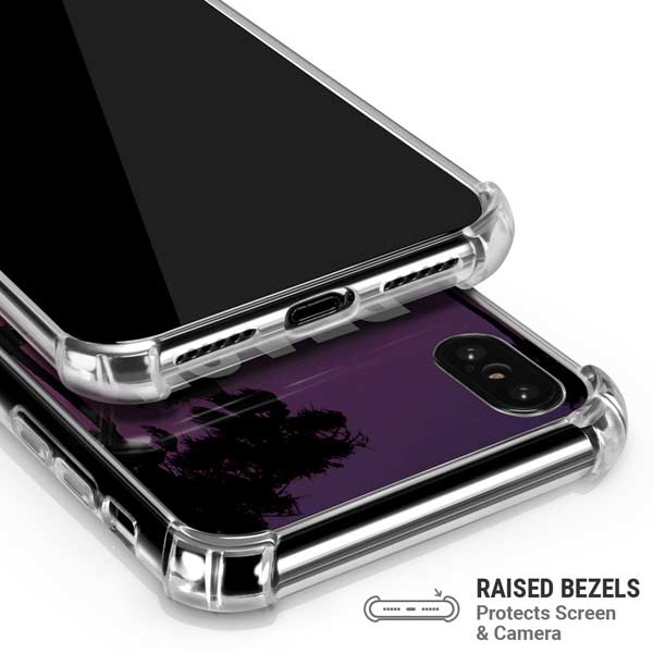 Peace Love And Music iPhone X/XS Clear Case