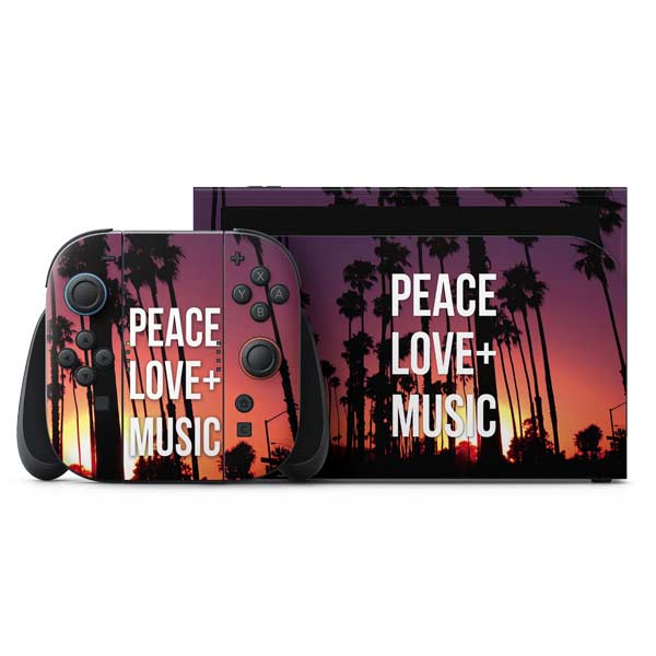 Peace Love And Music Nintendo Switch 2 (2025) with Joy-Con Skin