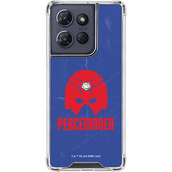 DC Comics Peacemaker Helmet Moto G 5G (2025) Clear Case