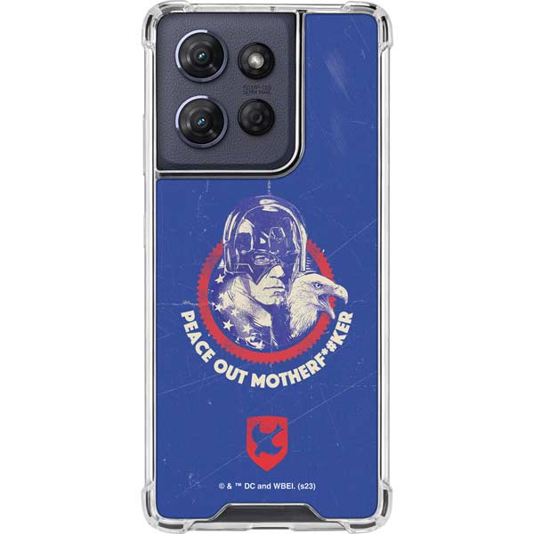 DC Comics Peacemaker Peace Out Moto G Play 5G (2025) Clear Case