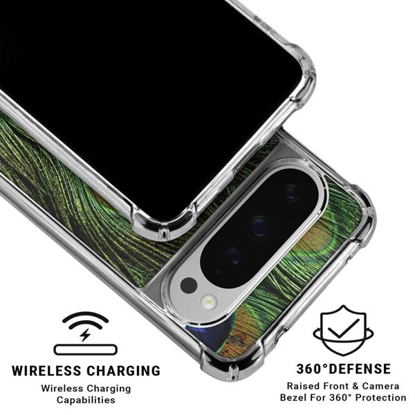 Peacock Google Pixel 10 Pro Clear Case