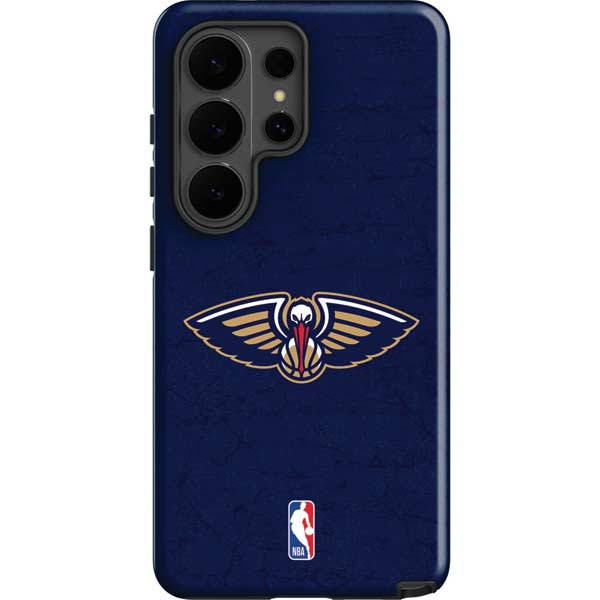 NBA New Orleans Pelicans Distressed Galaxy S26 Ultra Impact Case