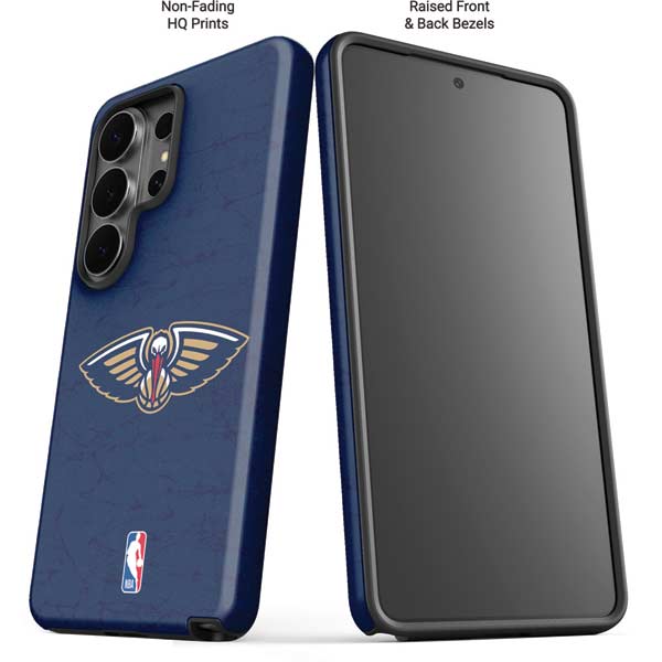 NBA New Orleans Pelicans Distressed Galaxy S26 Ultra Impact Case