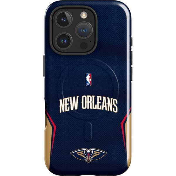 NBA New Orleans Pelicans Jersey iPhone 16 Pro Magsafe Impact Case