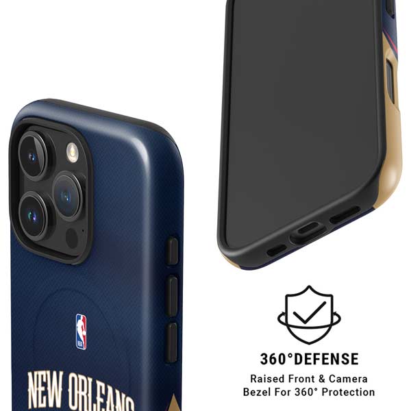 NBA New Orleans Pelicans Jersey iPhone 16 Pro Magsafe Impact Case